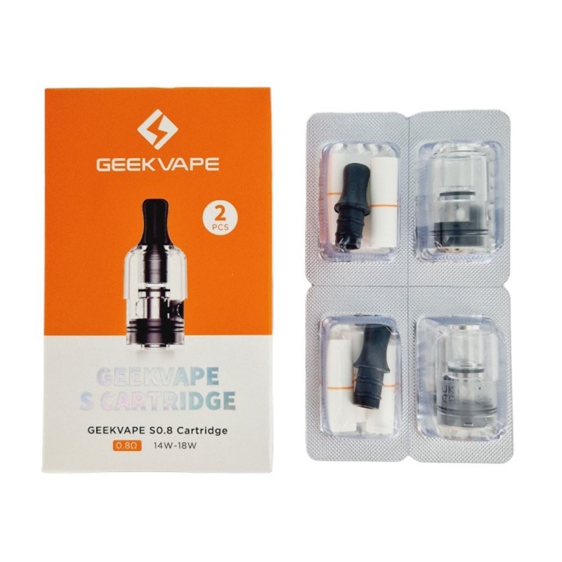 Geekvape S0.8 Kartuş 2'li Paket, 14W-18W