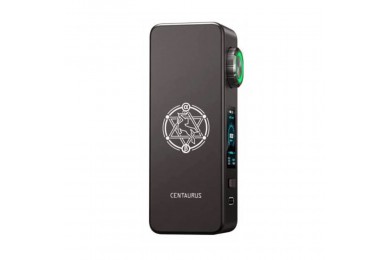 Lost Vape Centaurus M100 Mod Siyah, Alfa sembollü, kompakt elektronik sigara