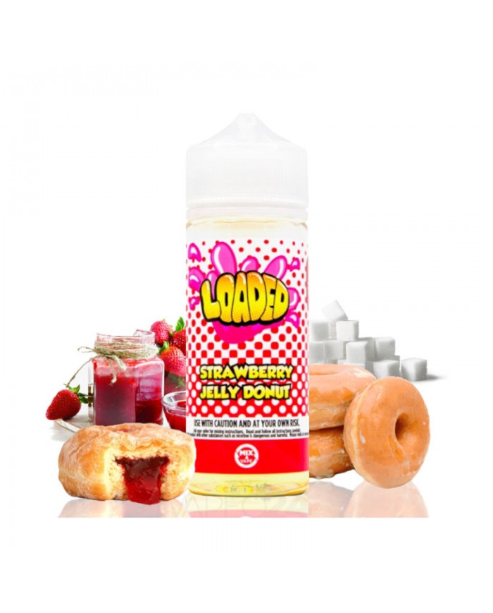 Loaded Strawberry Jelly Donut 120ml