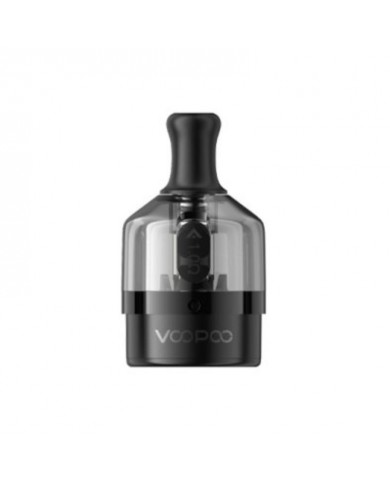 Voopoo PnP X MTL Kartuş siyah, şeffaf tanklı yedek kartuş.