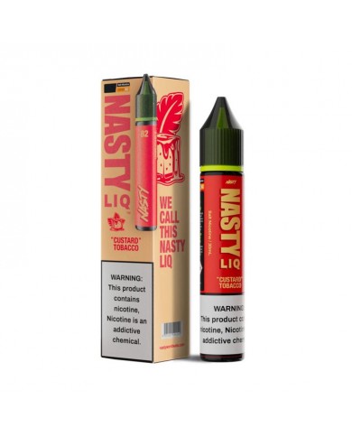 Nasty LIQ Custard Tobacco Salt