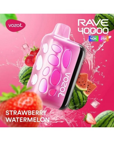 Vozol Rave 40000 Strawberry Watermelon