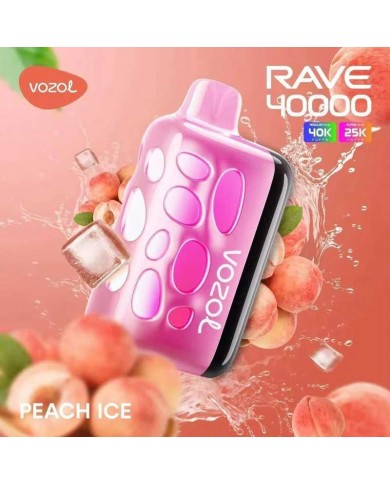 Vozol Rave 40000 Peach Ice