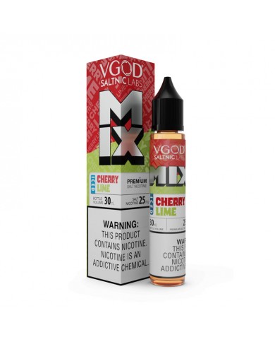 VGOD Saltnic Iced Cherry Lime 25mg 30ml Premium Salt Likit