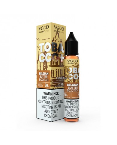VGOD Saltnic Likit 30ml Belgian Butter Scotch Tütün Aromalı