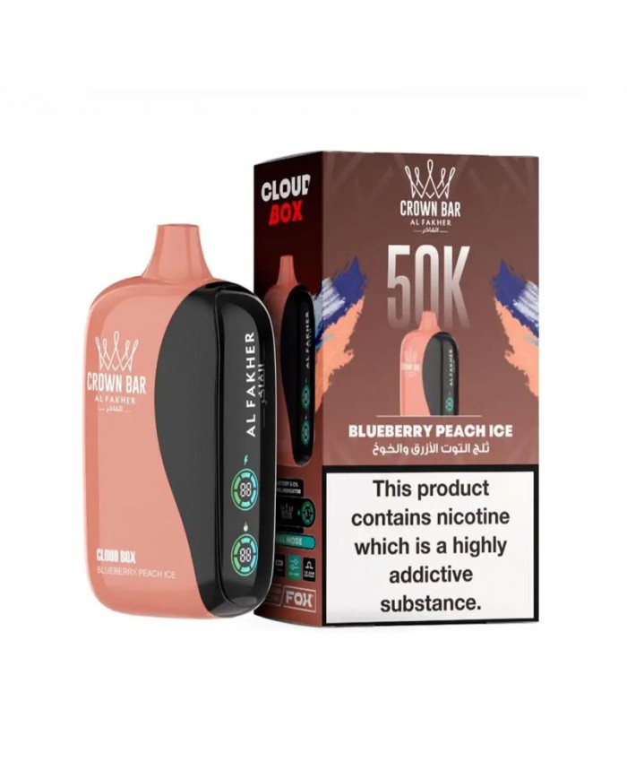 Al Fakher 50000 Blueberry Peach Ice Puff