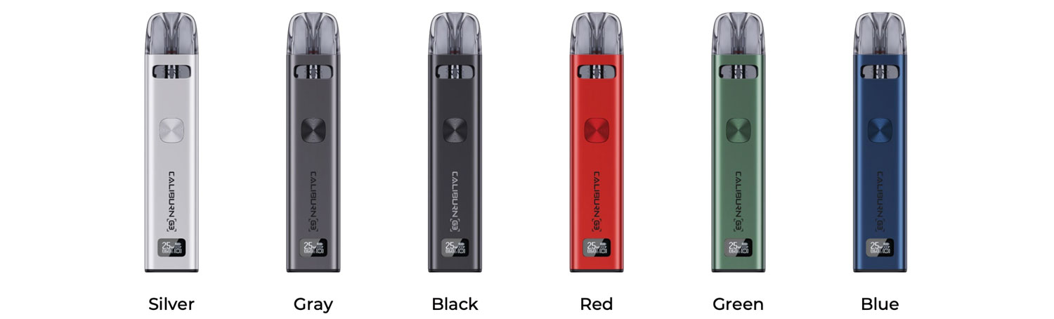 caliburn g3 pod renkleri