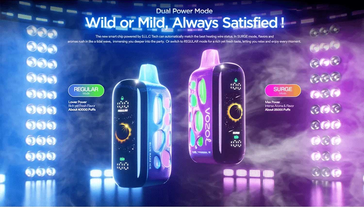 Vozol rave 40000 puff pod